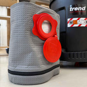 Reusable dust bag for Trend T33 emptied and shaken out for reuse