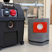 Reusable dust bag for Trend T35 fitted inside the dust extractor